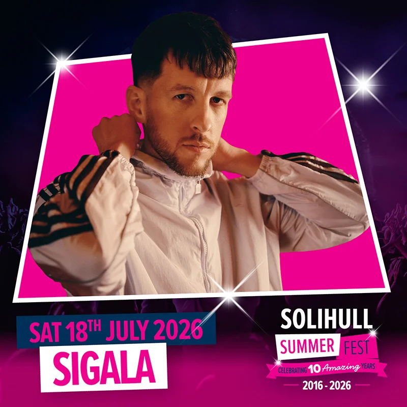 solihull summer fest 2026 sigala