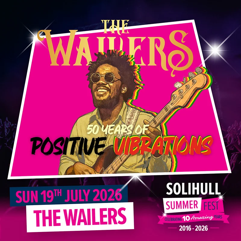 solihull summer fest 2026 the wailers